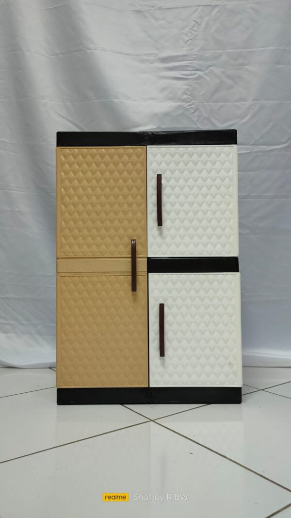 Lemari plastik Susun 2 Kombinasi Galaxy PINTU Home organizer Furniture