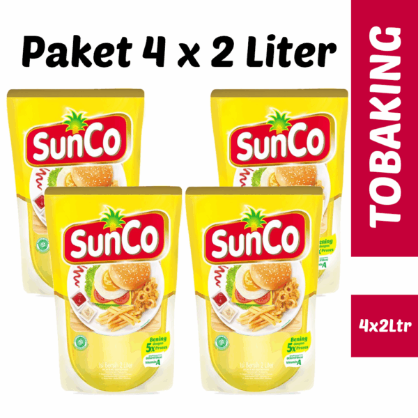 Minyak Goreng SUNCO 2 liter x 4 Cooking Oil