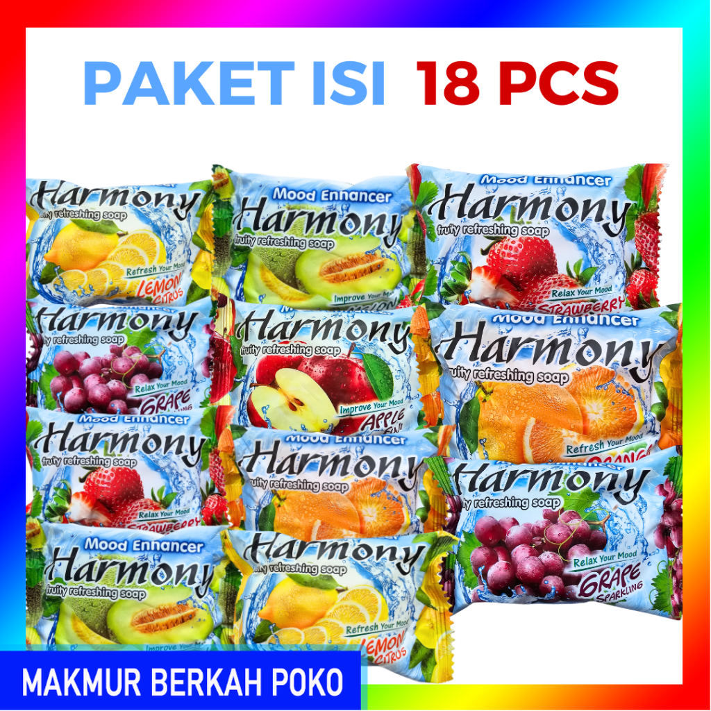 10-Pack Harmony Bath Soaps - 70g Each