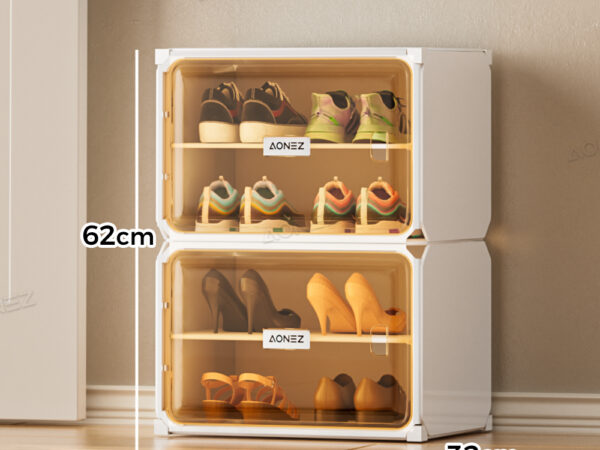 Aonez Rak Sepatu Anti Debu 6 Layer Tebal Shoe Rack Portable Serbaguna Kotak Sepatu Portable