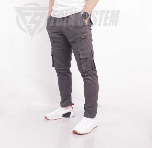 Celana Panjang Jogger Cargo Pria Double Saku Folksystem