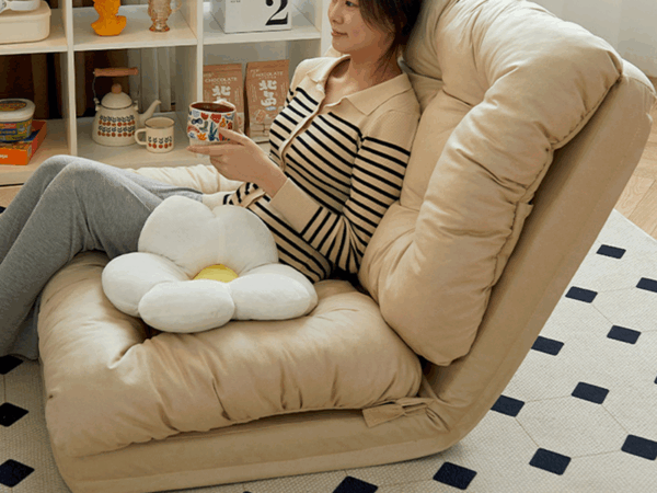 Lazy Sofa Bed Kursi Lipat Sofa Kursi santai Lipat Super Besar Kursi Lantai Tatami Pasar Murah Sofa Bed