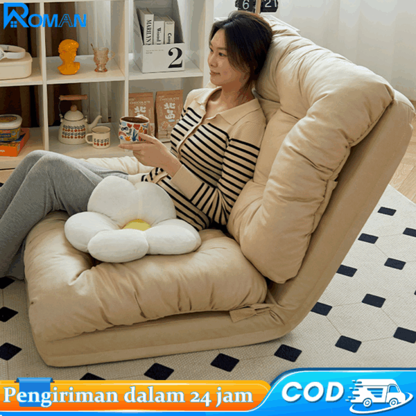 Lazy Sofa Bed Kursi Lipat Sofa Kursi santai Lipat Super Besar Kursi Lantai Tatami Pasar Murah Sofa Bed