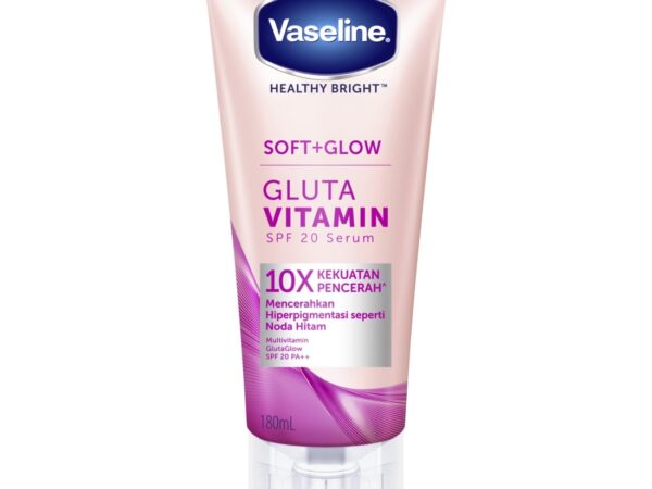 Vaseline Soft Glow Gluta Vitamin SPF 20 Body Serum Niacinamide 180mL