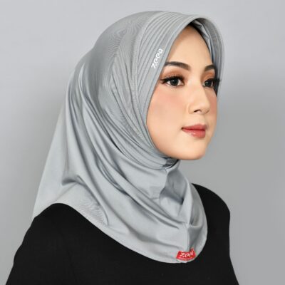 Zeea Jilbab Instan Hayfa P Yasmine Kerudung Bergo Sport  Polos