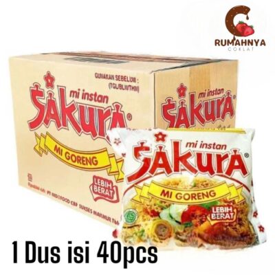 PROMO 1 DUS Mi Sakura Goreng Instan isi 40pcs