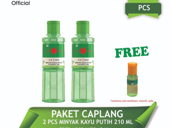 Cap Lang Paket Minyak Kayu Putih 210ml Free Minyak Kayu Putih Plus 15ml