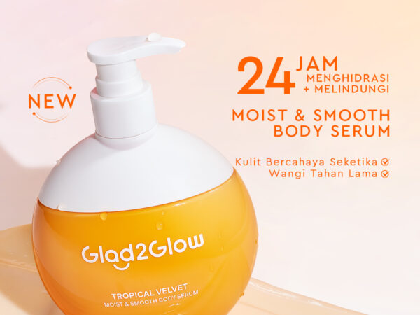 Glad2Glow Creamy Berry Overnight Bright Body Serum 300ml Glad2Glow Whitening Body Lotion Body Cream Hand Body Pemutih Badan Handbody Serum G2G Body Care Serum Tangan Lotion Tangan Krim Tangan