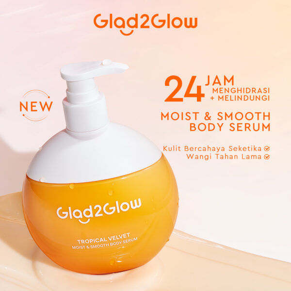 Glad2Glow Creamy Berry Overnight Bright Body Serum 300ml Glad2Glow Whitening Body Lotion Body Cream Hand Body Pemutih Badan Handbody Serum G2G Body Care Serum Tangan Lotion Tangan Krim Tangan