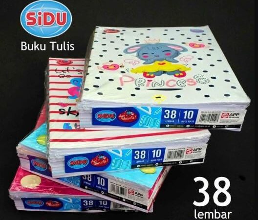 BUKU TULIS SIDU 38 LEMBAR / BUKU TULIS SEKOLAH ( 1 PACK ISI 10 Pcs )