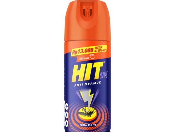 HIT Spray Aerosol Orange 150ML | Obat Nyamuk Semprot