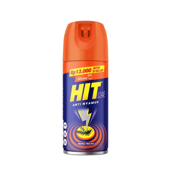HIT Spray Aerosol Orange 150ML | Obat Nyamuk Semprot