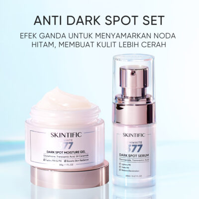 SKINTIFIC best-selling 377 Whitening set 2pcs - Glowing & Removing Dark Spot-Symwhite 377 Dark Spot Moisture Gel 30g+377 Anti dark spot Serum 20ml