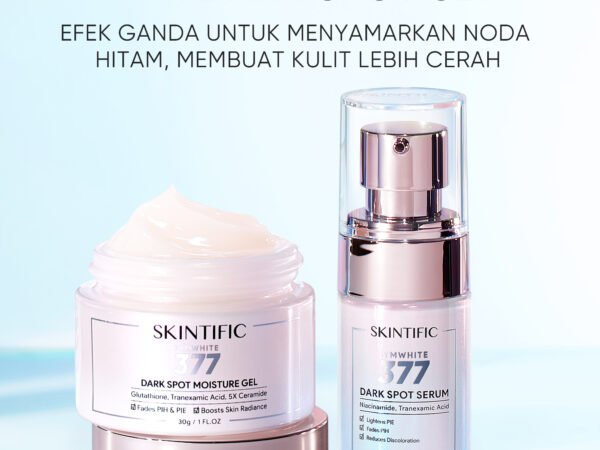 SKINTIFIC best-selling 377 Whitening set 2pcs - Glowing & Removing Dark Spot-Symwhite 377 Dark Spot Moisture Gel 30g+377 Anti dark spot Serum 20ml