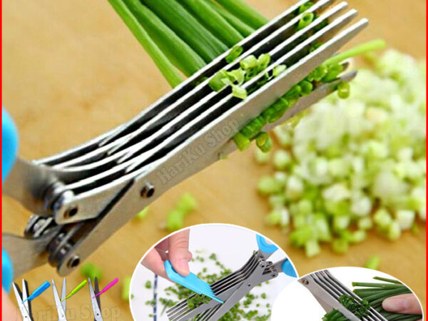 Gunting 5 Lapis / Gunting Daun Bawang Gunting Sayur Dapur Ukuran BESAR