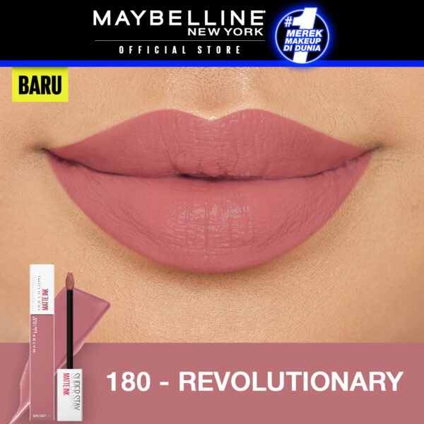 MAYBELLINE OFFICIAL  Superstay Matte Ink Liquid Matte Lipstick Make up LIMITED EDITION - 5ml Lipstik Cair Lipcream Pigmented Transferproof Longlasting Tahan Lama Hingga 16 Jam