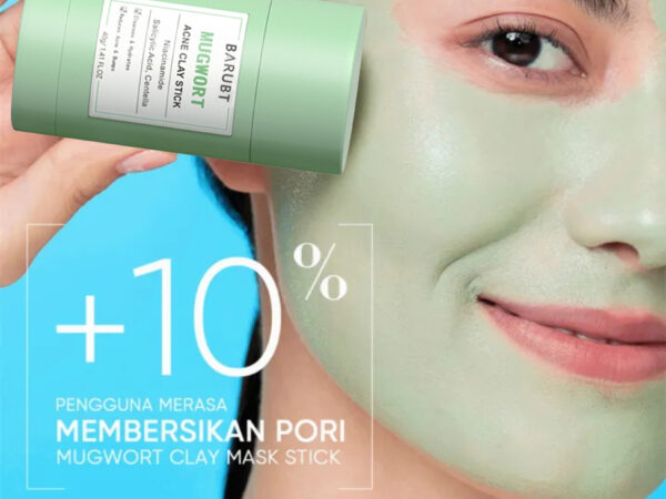 DOCTOR TONY Mugwort Clay Mask Stick Mask Cleansing Clay Masker Wajah Travel Friendly for Kulit Sensitif 40g Whitening Clay Mask Masker Pembersih Komedo dan Jerawat Anti Pores & Acne Mud Facial Mask