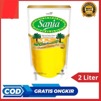 Promo Minyak Goreng Murah Sania 2 Liter Kemasan Pouch Gratis Ongkir COD Jika Sania No Stok Akan Ada Kiriman Merk Lain Seperti BimoliSuncoRose Bran Atau Yang Lainnya dengan ukuran dan kualitas yang sama.