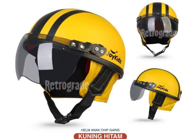 Helm Retro Chips Untuk Usia 1 2 3 4 5 Tahun Free Kaca Helm