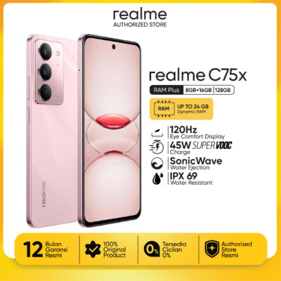 realme C75x 8+16GB* + 128GB | Armol Shell | 45W Fast Charging
