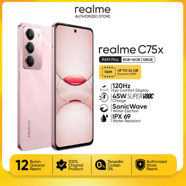 realme C75x 8+16GB* + 128GB | Armol Shell | 45W Fast Charging
