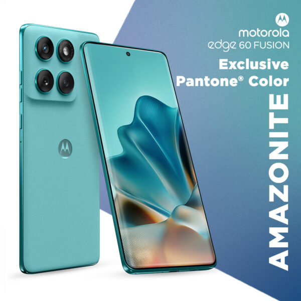 Motorola Edge 60 Fusion 5G 12/256GB - Moto AI - MTK Dimensity 7400 - 4500 nits - 6.7 inch 4D Curved Display - Gorilla Glass 7i - 120Hz - 50MP Main Camera Lytia 700C - 32MP Selfie - 5500mAh - NFC - Dolby Atmos Stereo - Bonus Charger 68W & Hard Case