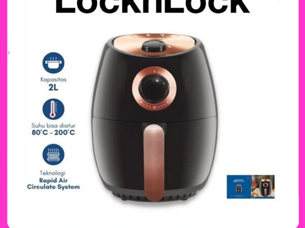 LockNLock/Lock N Lock/LOCK & LOCK AIR FRYER  EJF126BMNC - 2 Liter