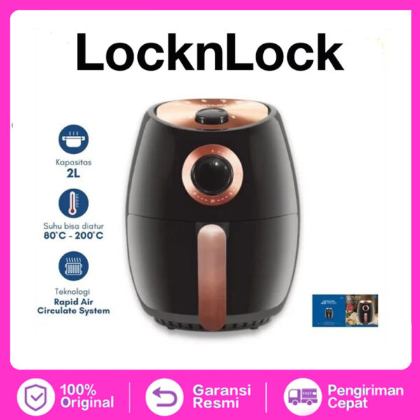 LockNLock/Lock N Lock/LOCK & LOCK AIR FRYER  EJF126BMNC - 2 Liter