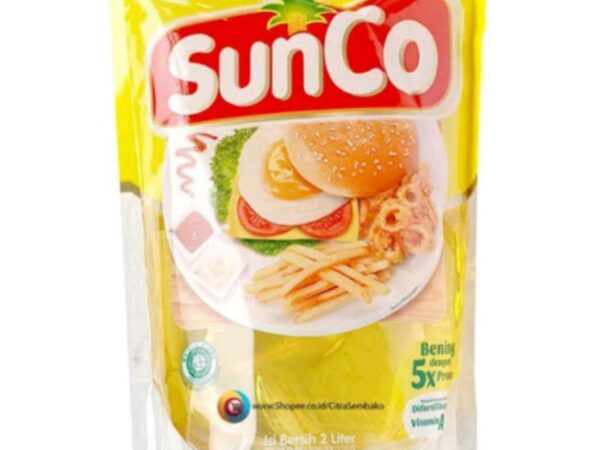 minyak goreng SUNCO 2 LITER MINYAK GORENG REFFIL SUNCO 2 LITERAN MURAH