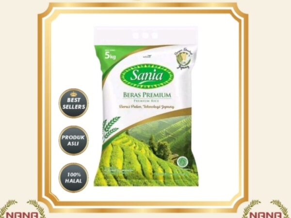 Beras Sania 5Kg Beras Premium Cap Sania