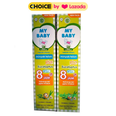 My Baby Minyak Telon Plus 8 Jam Eucalyptus Kemasan (30 ML - 150 ML)