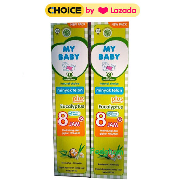 My Baby Minyak Telon Plus 8 Jam Eucalyptus Kemasan (30 ML - 150 ML)