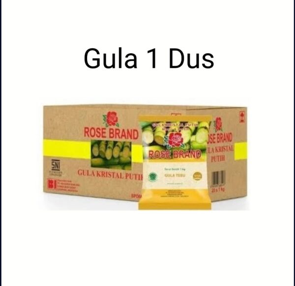 Gula 1 Karton Promo / Gula Rosebrand 1 dus / Promo Gula
