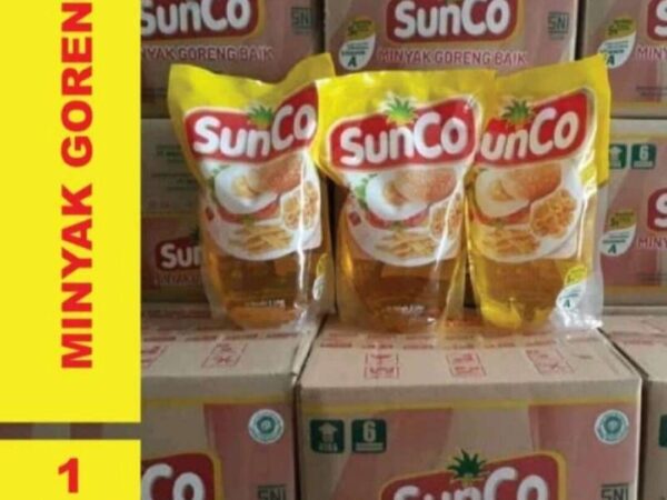SunCo refill 2 Liter x 6 pouch | Minyak goreng kemasan dus