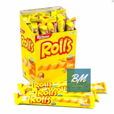 NABATI Rolls Coklat & Keju Box isi 20 Pcs | Cemilan makanan ringan | Jajanan Snack