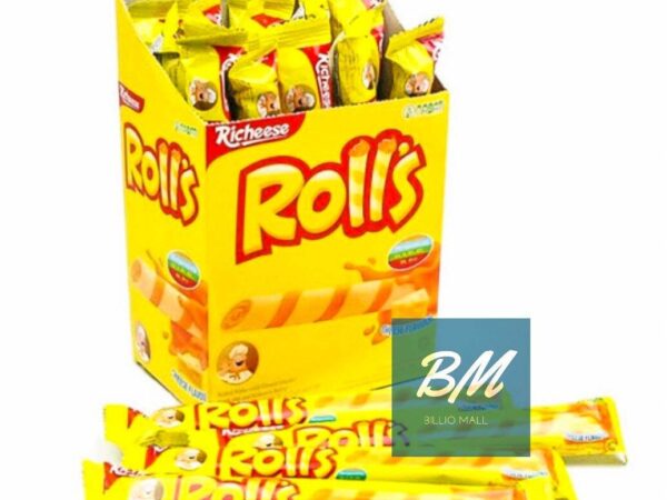 NABATI Rolls Coklat & Keju Box isi 20 Pcs | Cemilan makanan ringan | Jajanan Snack