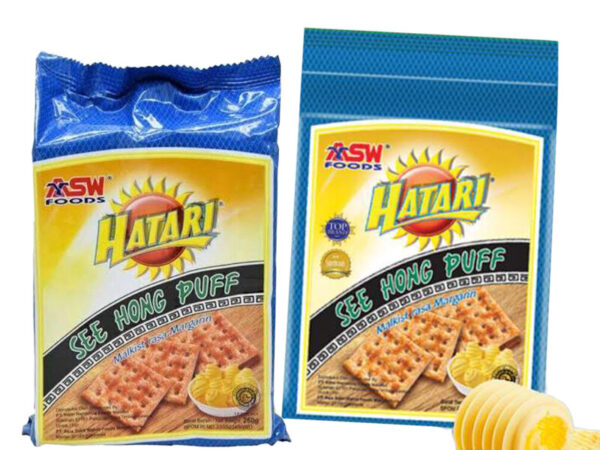 HATARI See Hong Puff Margarin 245g - Biskuit Puff Renyah Isi Krim Margarin