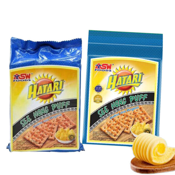 HATARI See Hong Puff Margarin 245g - Biskuit Puff Renyah Isi Krim Margarin