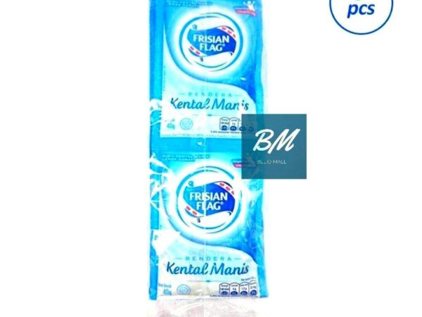 FRISIAN FLAG Susu Kental Manis 6 Sachet x 42g - Susu Kental Manis Penuh Gizi - Praktis untuk Minuman & Pembuatan Kue