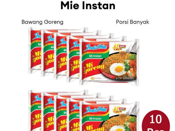 10 Pcs - Indomie Mie Instan Goreng 85gr