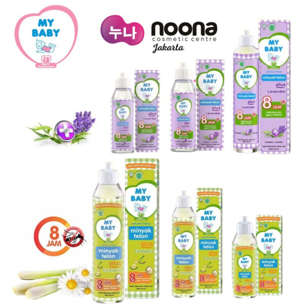 MY BABY MINYAK TELON PLUS 30ML 60ML 90ML 150 ML EUCALYPTUS DAN LAVENDER - NJ