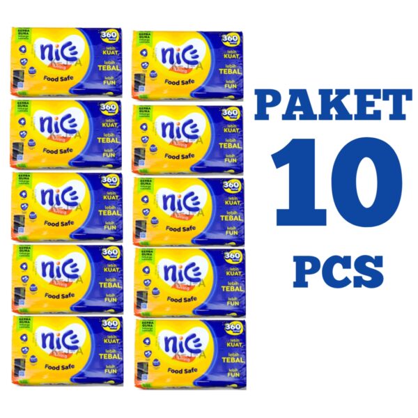 tisu nice promo paket hemat isi 10 pcs nice 360 Sheet