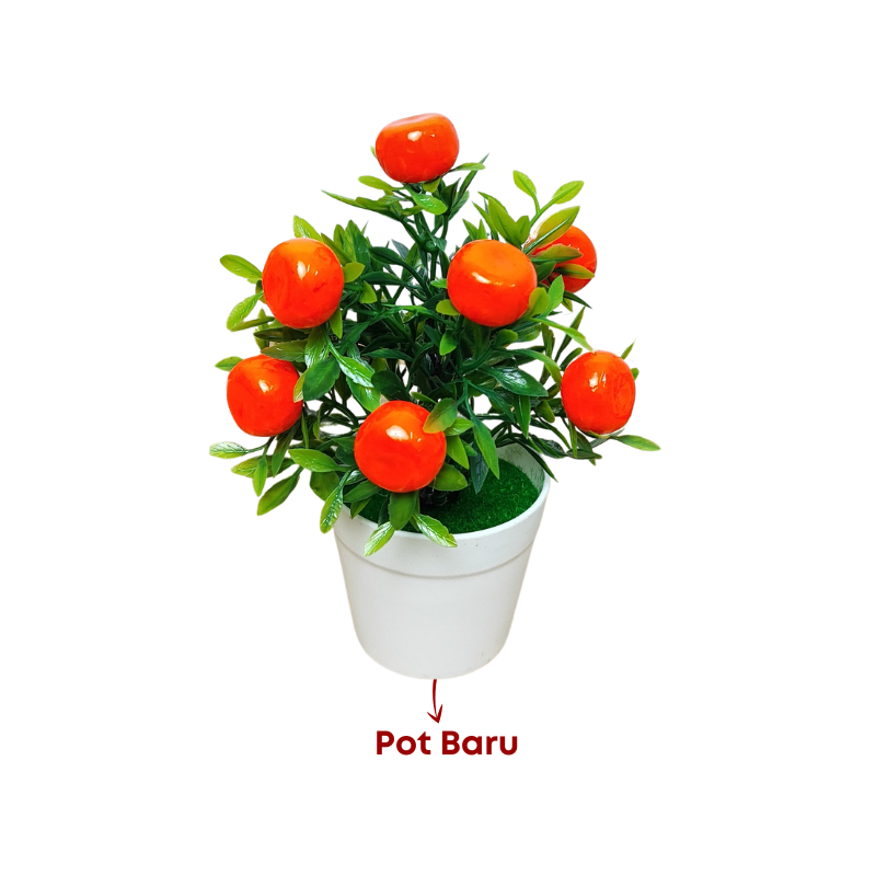 Artificial Mini Potted Flower for Home Decor