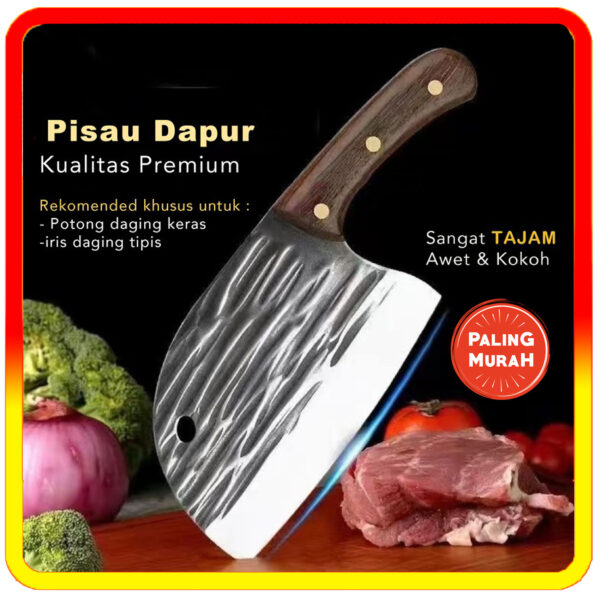 Pisau Koki Super Tajam JAPANESE SUPER KNIFE Stainless Steel Pisau Ikan Knife Fish