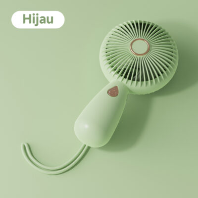 GOOJODOQ Kipas Angin Mini 2000mAh 3-Speed Wind Kipas Genggam Portabel  Handheld Mini Fan mini Cute Aerospace handheld kipas