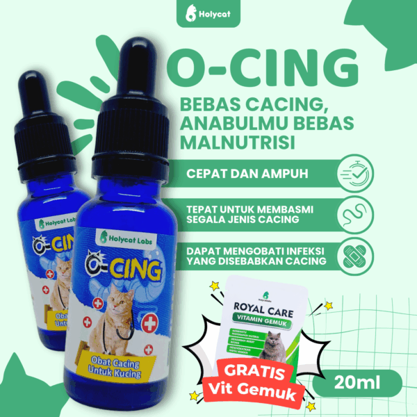 Obat Cacing Kucing O-Cing 20 ML