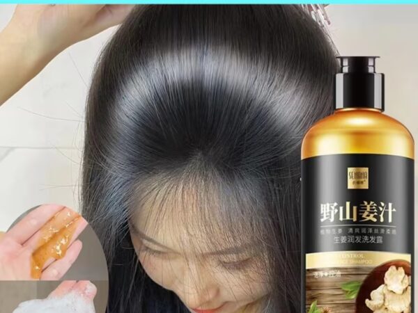 shampo penumbuh rambut cepat Anti rambut rontok Botak ginger shampoo 300ml kontrol minyak menyegarkan pelembab nutrisi