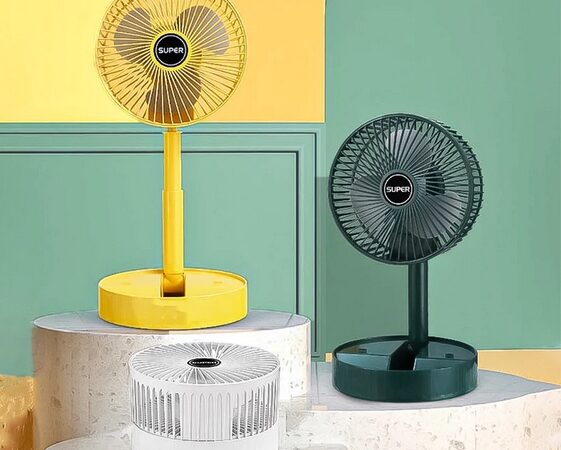 Kipas Mini Fan Portable Recharge Fan Kipas Meja / Kipas Angin Lipat Portable Putar 180 Derajat Mini 3 Speed
