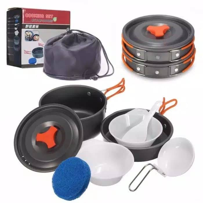 DS308 Camping Nesting Cookware Set