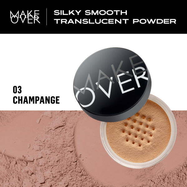 [BIG BRAND DAY] MAKE OVER Silky Smooth Translucent Powder - Bedak Tabur Loose Powder Lembut Ringan Oil Control Menghaluskan Makeup Natural Non-Comedogenic BEST SELLER